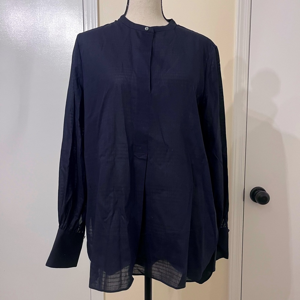Theory Navy blouse